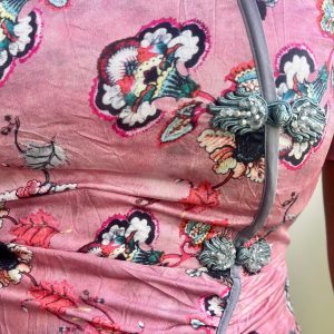 Pink Floral Bodycon Dress - Image 4