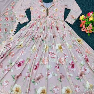 Floral Anarkali Set - Image 3