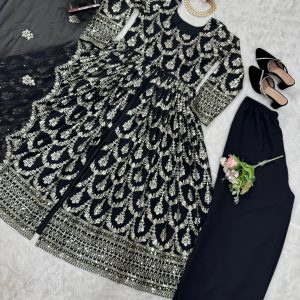 Front Slit Anarkali Set - Image 6