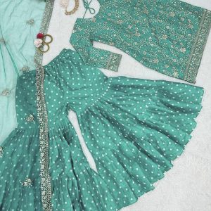 Mehendi Special Sharara Set - Image 4