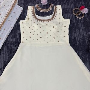 Anarkali with Shrug - Image 23