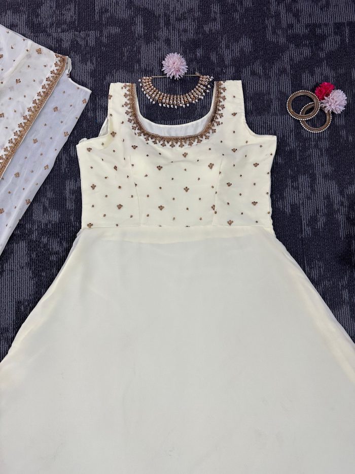 Anarkali with Shrug - Image 23