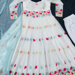 Embroidered Anarkali Set - Image 3