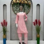 Chikan Rayon Kurta Set