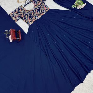 Embroidered Anarkali Set - Image 9