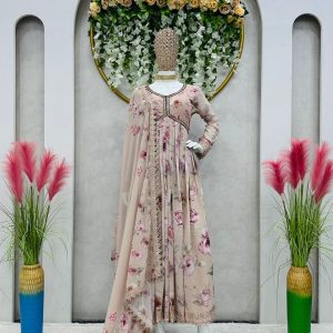 Floral Anarkali Set - Image 10