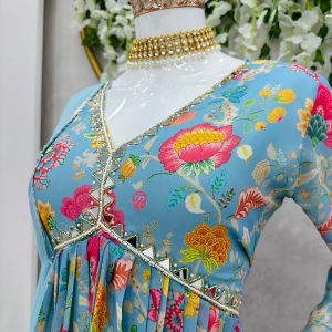 Alia Cut Anarkali with Dupatta