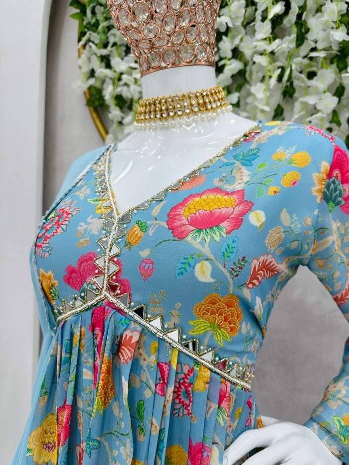 Alia Cut Anarkali with Dupatta