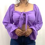 Front Knot Top with Balloon