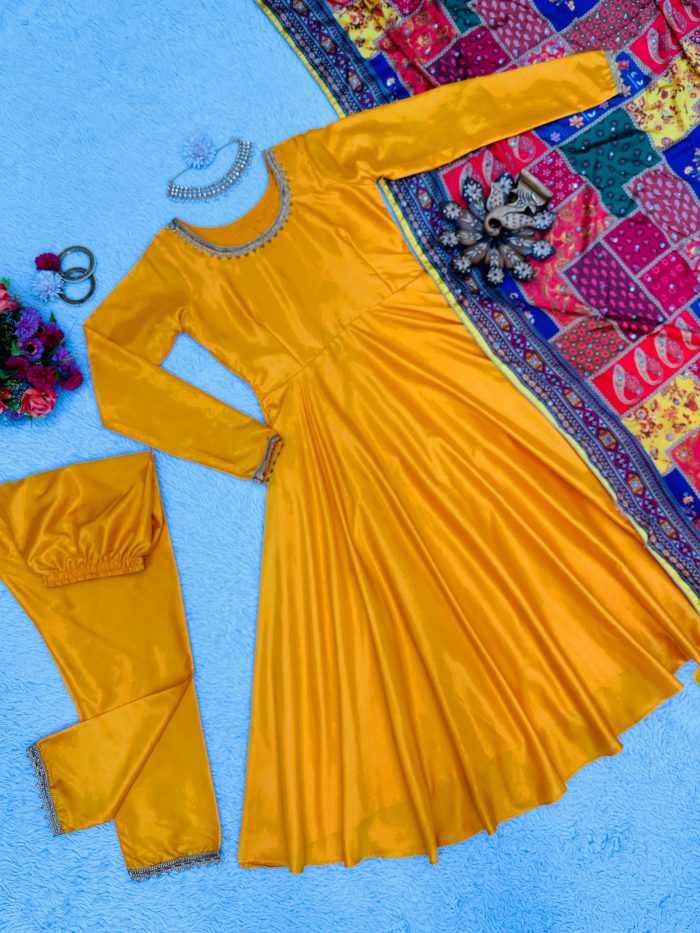 Anarkali with Karachi Dupatta - Image 2