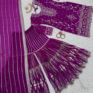 Designer Sharara Set - Image 14