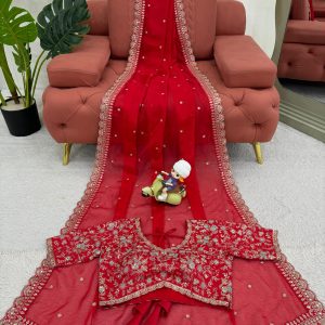 Embroidered Saree - Image 29