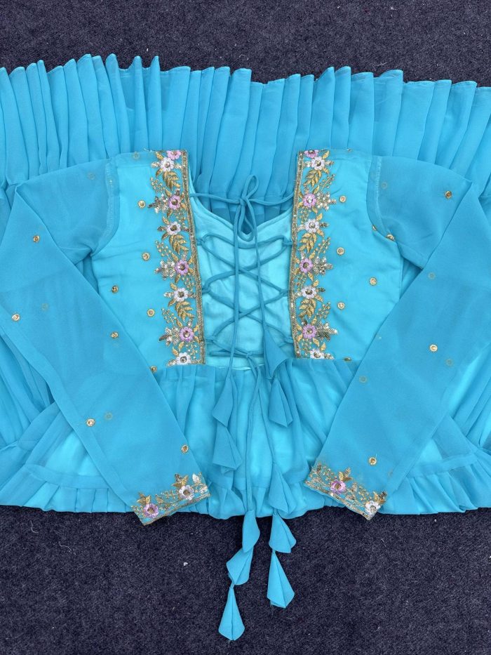 Anarkali with 13m flair - Image 6