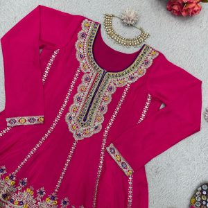 Designer Embroidered Sharara Set - Image 6