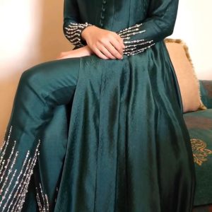 Front Slit Anarkali Pant Set