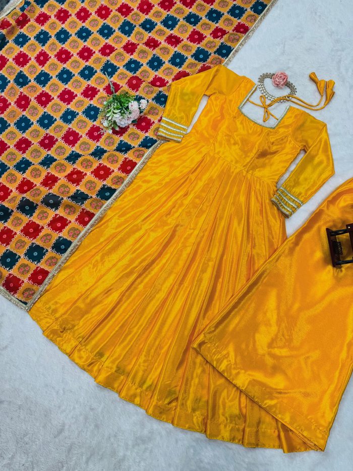 Haldi Special Anarkali Kurta Set - Image 7