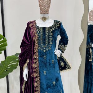 Velvet Sharara Set - Image 13
