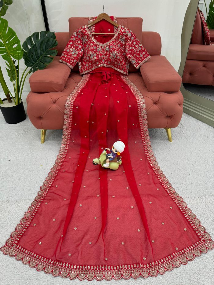 Embroidered Saree - Image 27