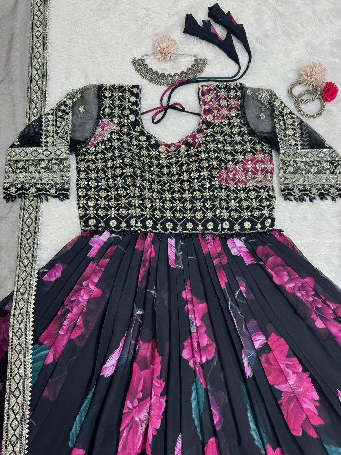 Embroidered Anarkali - Image 7