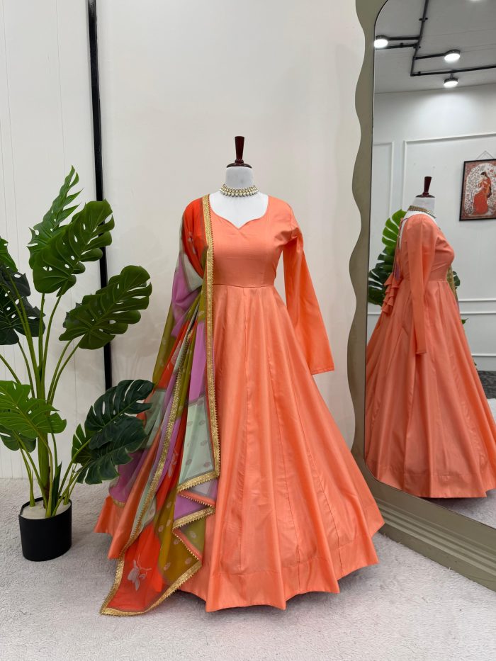 Basic Pretty Anarkali Set - Image 9