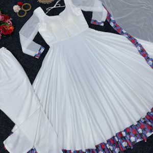 Basic Anarkali with Lace Work - Image 19