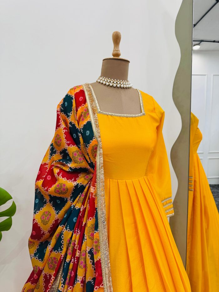 Haldi Special Anarkali Kurta Set - Image 4