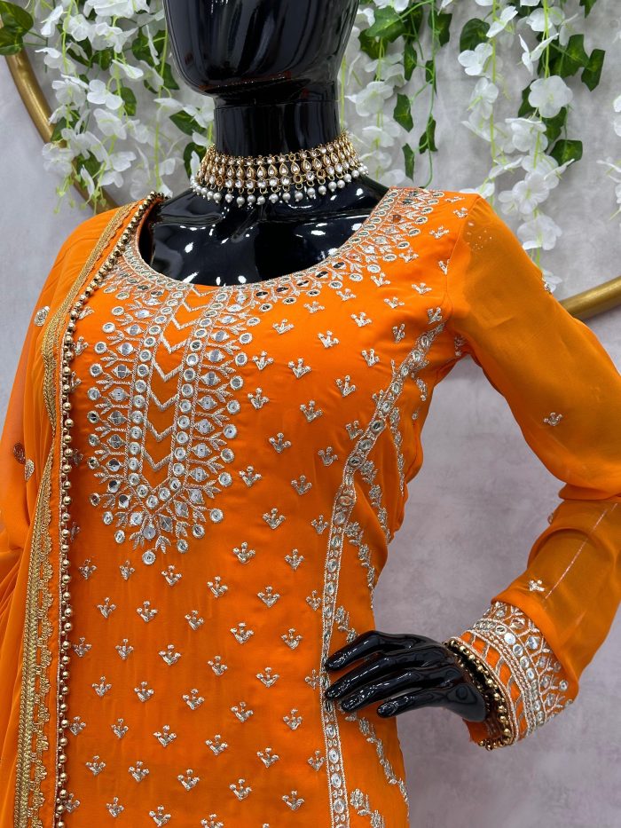 Festive Sharara Set - Image 3