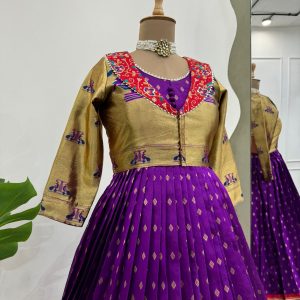 Anarkali Gown with Koti - Image 5