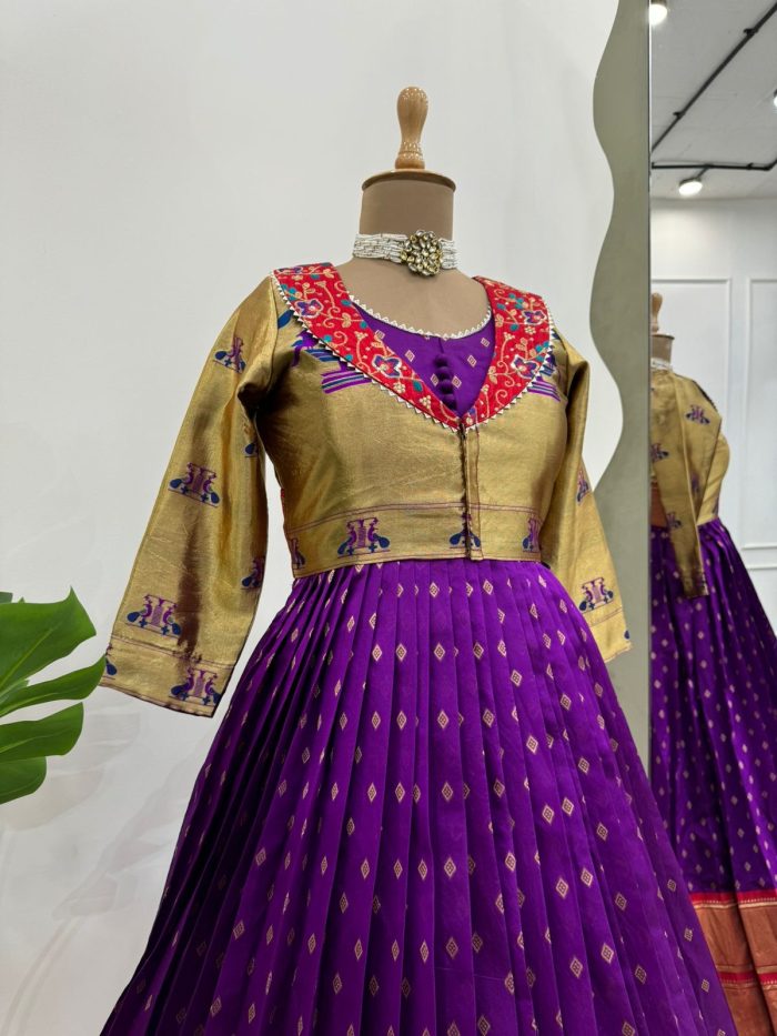 Anarkali Gown with Koti - Image 5
