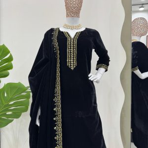 Black Velvet Suit - Image 8