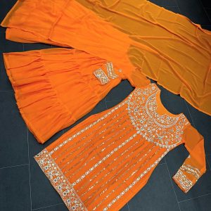 Designer Sharara Set - Image 4