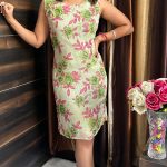 Beads and Sequins Work Bodycon Dress