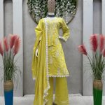Basic Kurta Set in Yellow