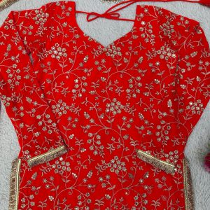 Embroidered Sharara Set - Image 8