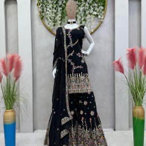 Embroidered Sharara Set