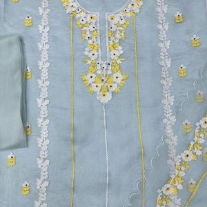 Pastel Kurta Set with Dupatta - Image 7