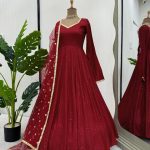 Crochet Work Anarkali