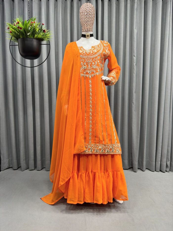 Designer Sharara Set - Image 3