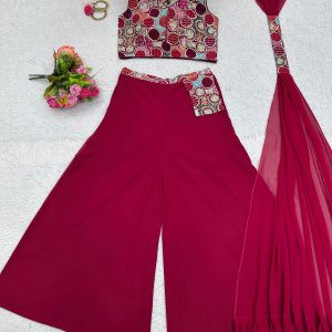 Palazzo Crop Top Set - Image 11