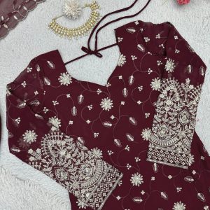 Sequins Work Sharara Set - Image 7
