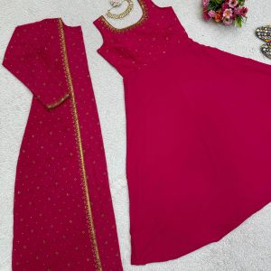 Anarkali with Shrug - Image 14