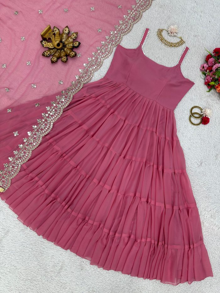 Multi Tier Anarkali - Image 5