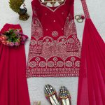 Hot Pink Gharara Set