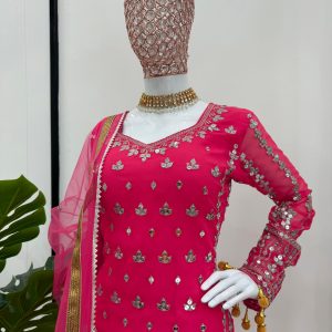 Embroidery Work Sharara Set - Image 3