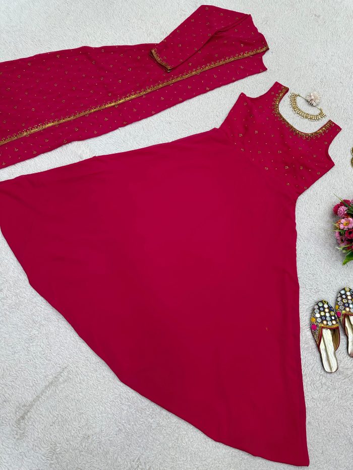 Anarkali with Shrug - Image 7