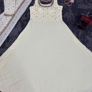 Anarkali with Shrug - Image 19