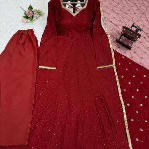 Crochet Work Anarkali - Image 6