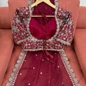 Embroidered Saree - Image 15