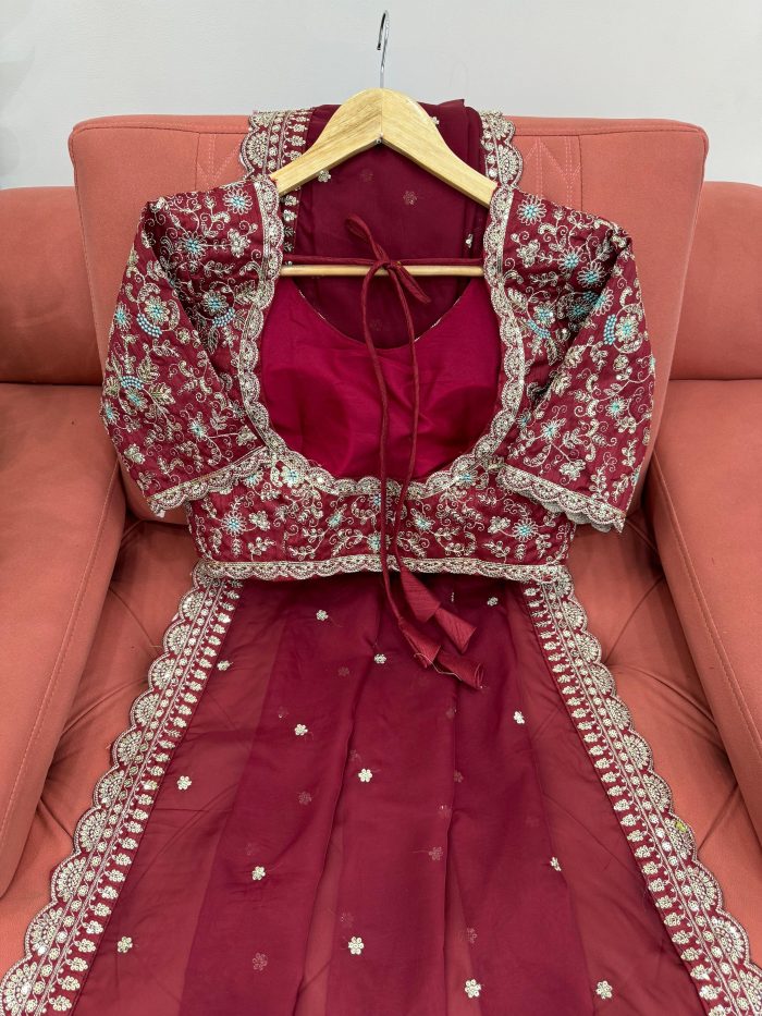 Embroidered Saree - Image 15
