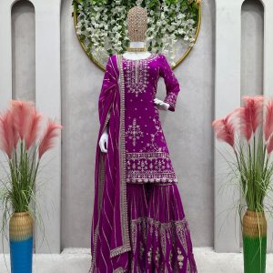 Designer Sharara Set - Image 11